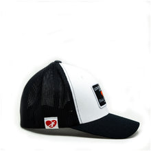 Load image into Gallery viewer, BLACK, WHITE PATCH FITTED HAT