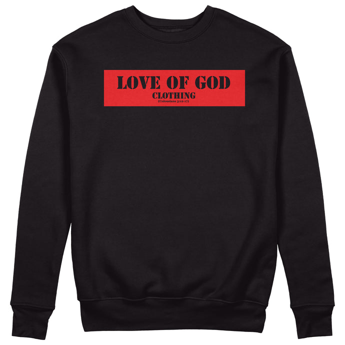 RED BAR SWEATER (5 COLOR OPTIONS)