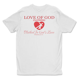 HEART T (RED LOGO) (5 COLORS)