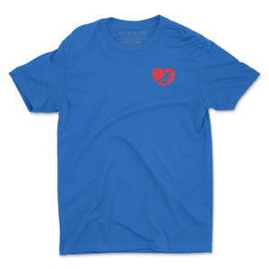 HEART T (RED LOGO) (5 COLORS)