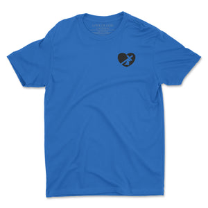 HEART T (BLACK LOGO) (6 COLORS)