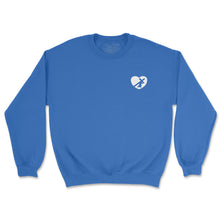 Load image into Gallery viewer, HEART SWEATSHIRT ROYAL BLUE