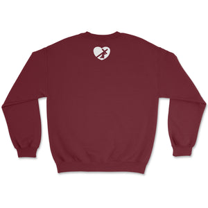 BAR SWEATSHIRT BURGANDY