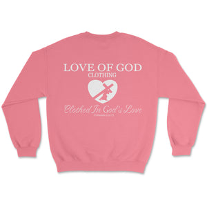 HEART SWEATSHIRT PINK