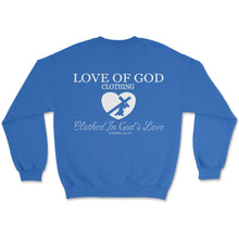 Load image into Gallery viewer, HEART SWEATSHIRT ROYAL BLUE