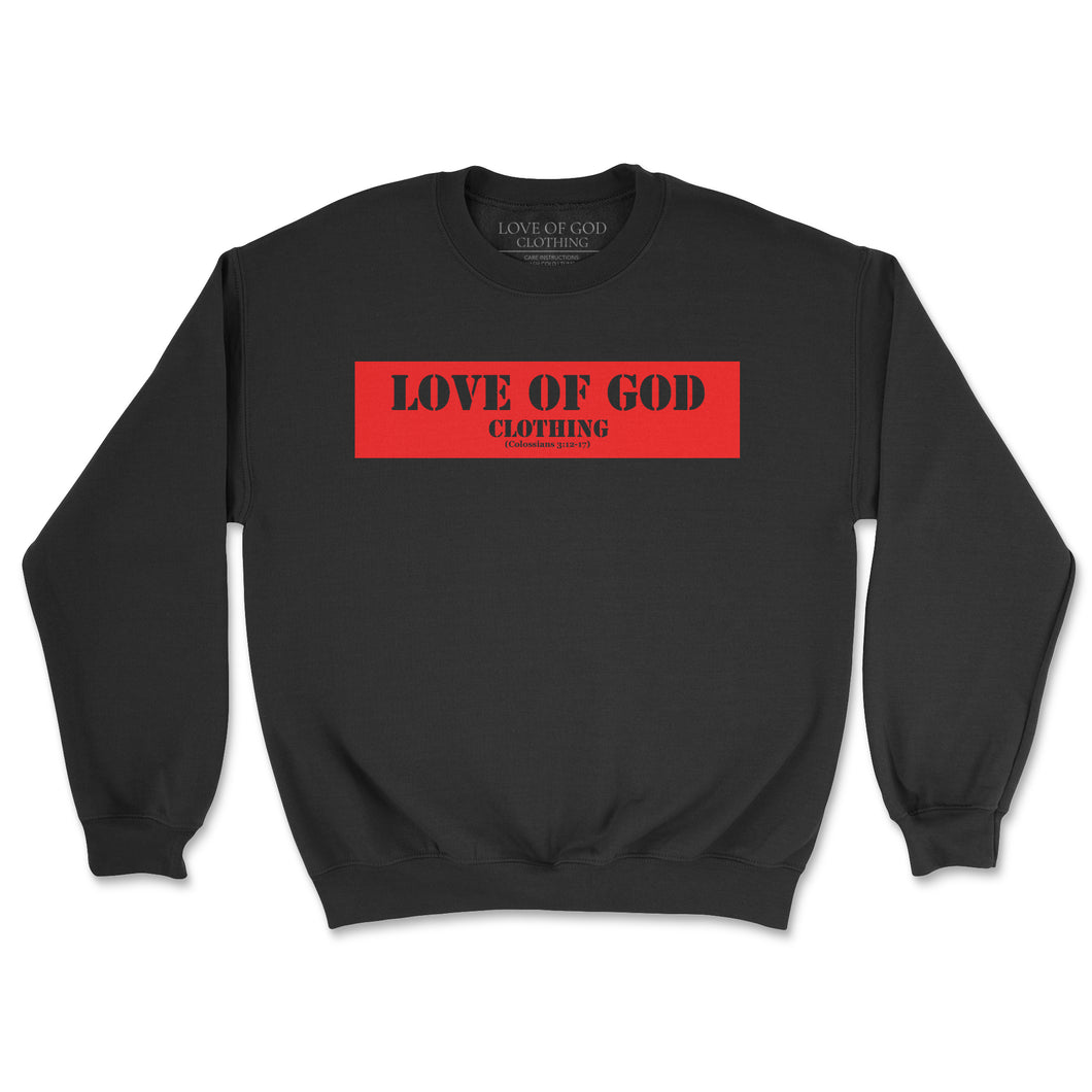 BAR SWEATSHIRT BLACK