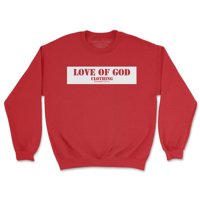 BAR SWEATSHIRT RED