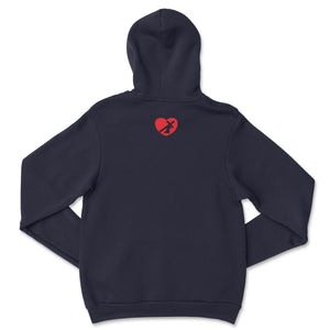 SCRIPT HOODIE RED LOGO (6 COLOR OPTIONS)