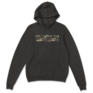 CAMO BAR HOODIE BLACK