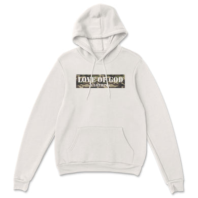 CAMO BAR HOODIE OFF WHITE