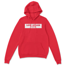 Load image into Gallery viewer, BAR HOODIE RED