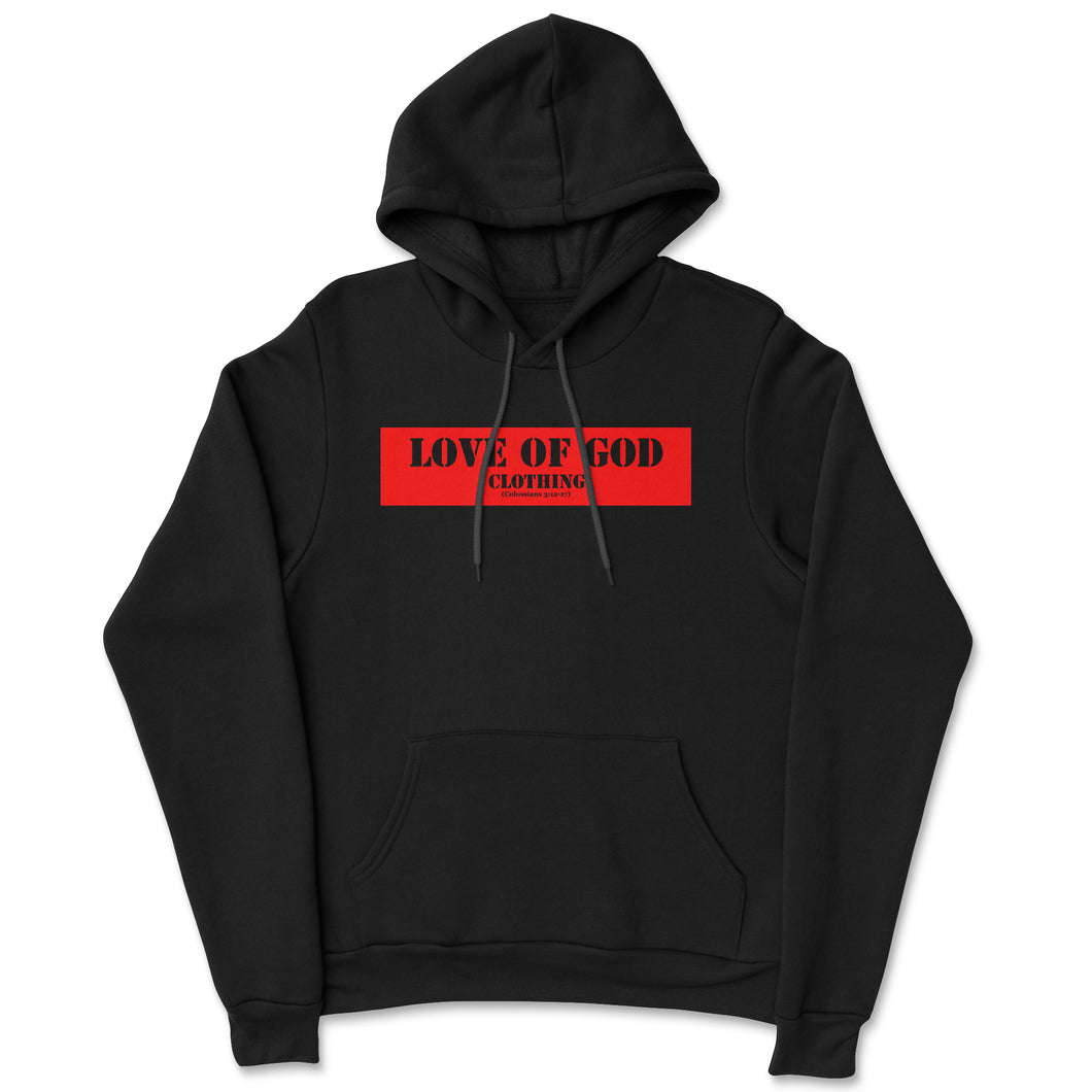 RED BAR HOODIE (4 COLOR OPTIONS)