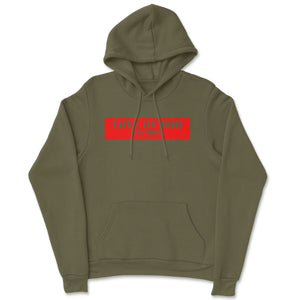 RED BAR HOODIE (4 COLOR OPTIONS)