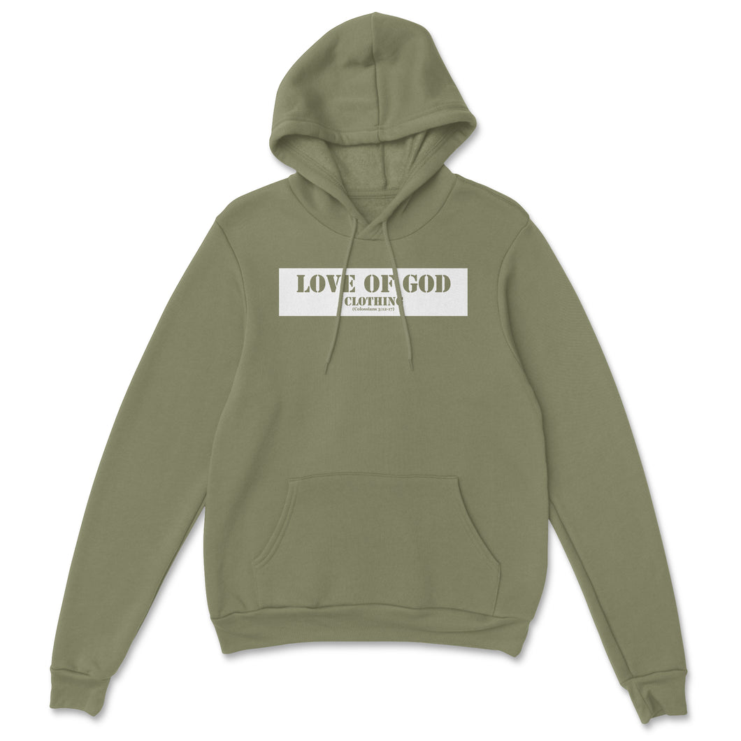 BAR HOODIE OLIVE