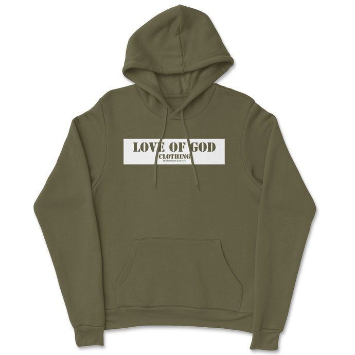 WHITE BAR HOODIE (7 COLOR OPTIONS)