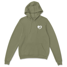 Load image into Gallery viewer, HEART  HOODIE OLIVE