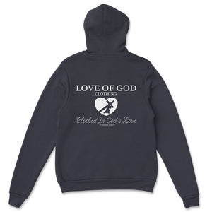 HEART HOODIE NAVY