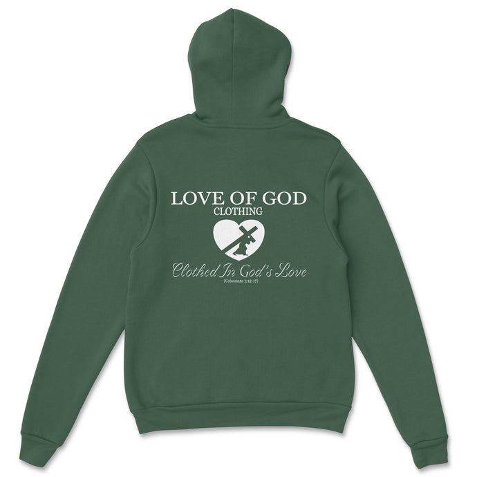 BAR HOODIE FOREST GREEN