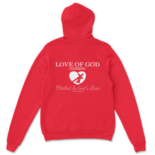 Load image into Gallery viewer, HEART HOODIE RED