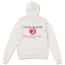 Load image into Gallery viewer, HEART HOODIE OFF WHITE