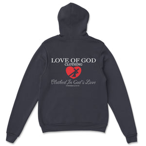 HEART HOODIE BLACK