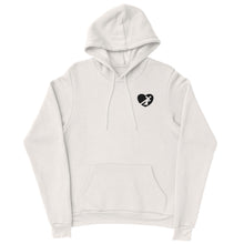 Load image into Gallery viewer, HEART HOODIE BLACK LOGO (5 COLOR OPTIONS)