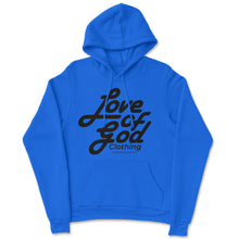 Load image into Gallery viewer, SCRIPT HOODIE BLACK LOGO (6 COLOR OPTIONS)