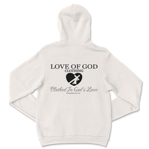 HEART HOODIE BLACK LOGO (5 COLOR OPTIONS)