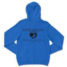 Load image into Gallery viewer, HEART HOODIE BLACK LOGO (5 COLOR OPTIONS)