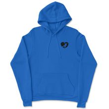 Load image into Gallery viewer, HEART HOODIE BLACK LOGO (5 COLOR OPTIONS)