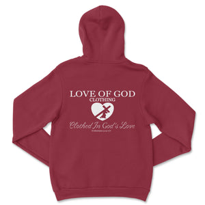 HEART HOODIE WHITE LOGO (7 COLOR OPTIONS)