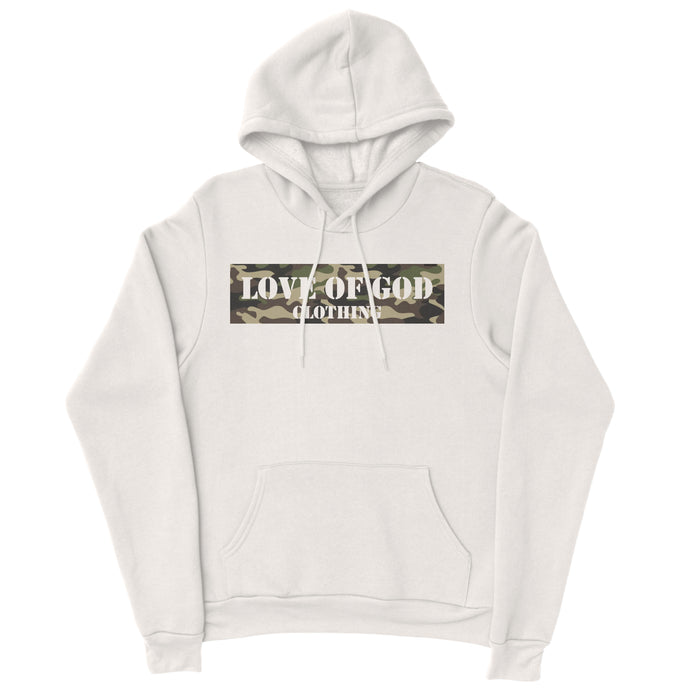 CAMO BAR HOODIE (4 COLOR OPTIONS)