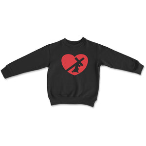 TODDLER BIG HEART LOGO SWEATSHIRT