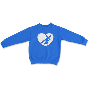 TODDLER BIG HEART LOGO SWEATSHIRT