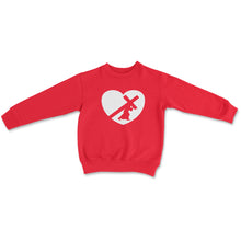 Load image into Gallery viewer, TODDLER BIG HEART LOGO SWEATSHIRT