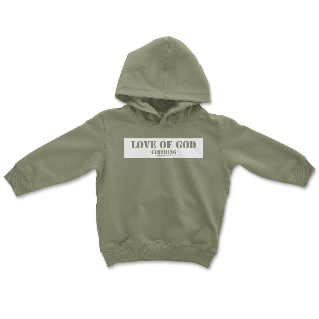 TODDLER BAR LOGO HOODIE