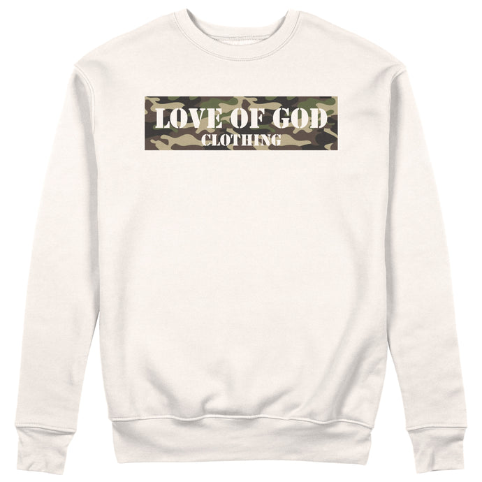 CAMO BAR SWEATER (5 COLOR OPTIONS)