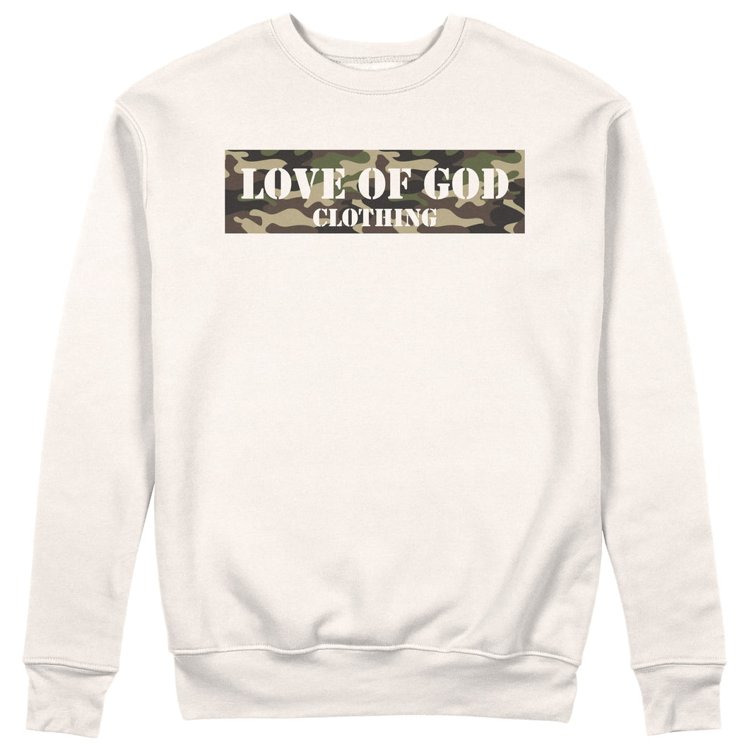 CAMO BAR SWEATER (5 COLOR OPTIONS)