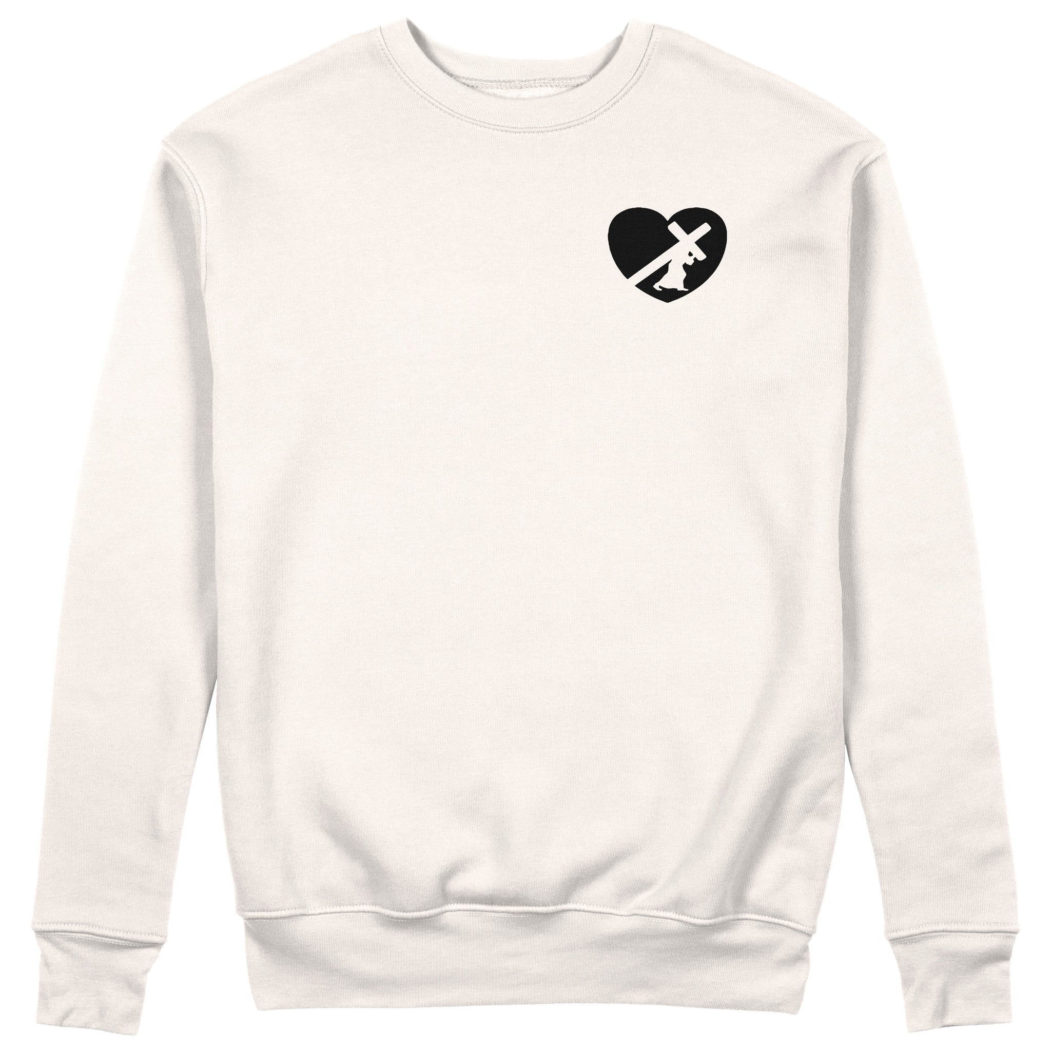 【GRAVER】24FW★ Dot Silhouette Heart Sweatshirt Designer fashion, Seoul-fully created | W Concept
