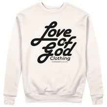 Load image into Gallery viewer, SCRIPT DESIGN SWEATER BLACK LOGO (7 COLOR OPTIONS)